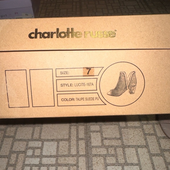 Brand New- Charlotte Russe Ankle Boot - Picture 5 of 5